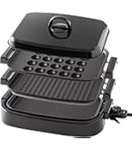 Amazon | [山善] ホットプレート 2WAY (平面プレート/波形プレート